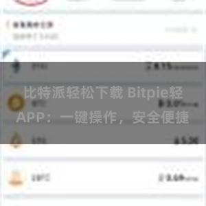 比特派轻松下载 Bitpie轻APP：一键操作，安全便捷