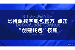 比特派数字钱包官方  点击“创建钱包”按钮