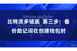 比特派多链版  第三步：备份助记词在创建钱包时