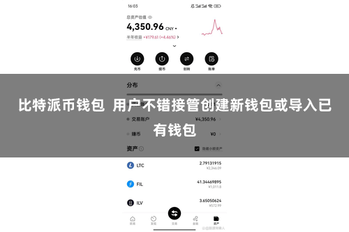 比特派币钱包  用户不错接管创建新钱包或导入已有钱包