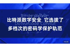 比特派数字安全  它选拔了多档次的密码学保护轨范